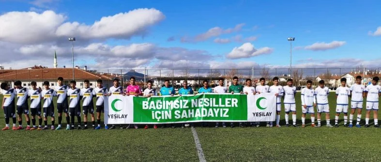 Konya'da amatör spor kulüplerinden Yeşilay'a destek