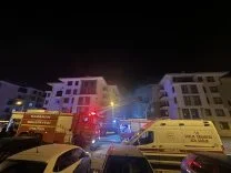 Karaman'da binada çıkan yangında 10 kişi dumandan etkilendi