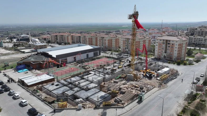 Konya’da öğrencilerin faydalanacağı eğitim kompleksinin temeli atıldı.