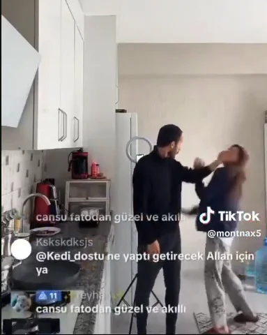 Denizli’de TikTok Canlı Yayınında Şiddet İddiası: Eşini Darbetti