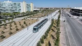 Konya'da yeni tramvay hattında test sürüşünü Başkan Altay yaptı
