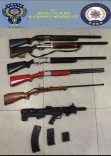 Konya'da evinde 6 ruhsatsız tüfek bulunan şüpheli gözaltına alındı