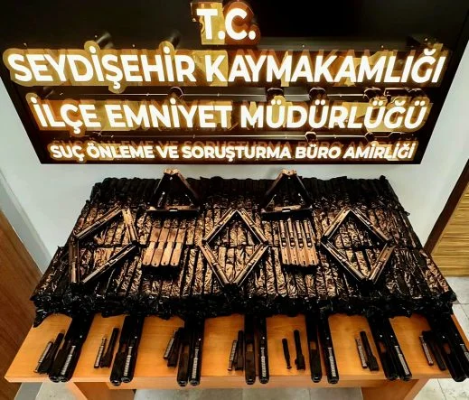 Konya'da silah kaçakçılığı operasyonunda 1 şüpheli tutuklandı