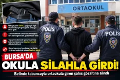 Bursa’da Okulda Silah Alarmı