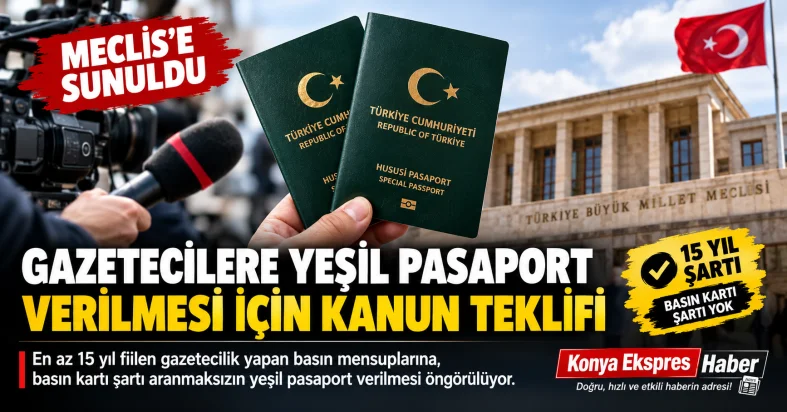 Gazetecilere Yeşil Pasaport Teklifi (1)