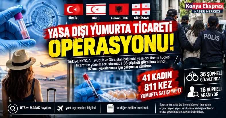 Yasa Dışı Yumurta Ticareti Operasyonu: 36 Şüpheli Gözaltında!